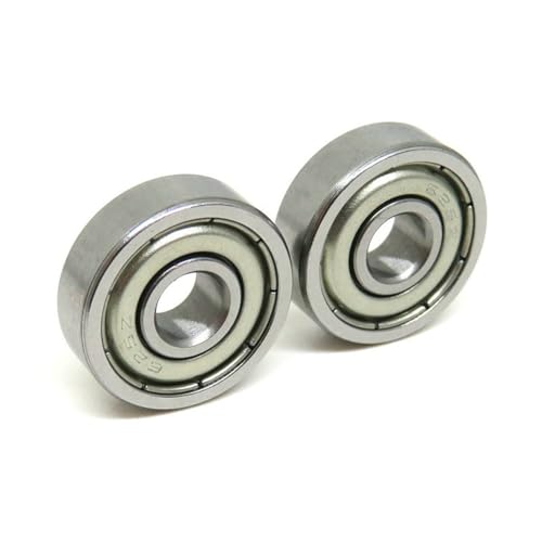 Rodamiento de bolas de ranura profunda 625ZZ 5x16x5mm 625 ZZ de acero cromado en pack de 10
