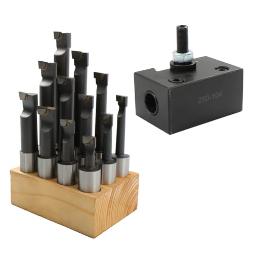 findmall AXA Porta Barra de Taladro #4 con Set de 12 Piezas