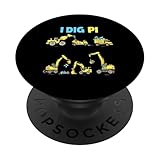 Photo Gallery cute construction trucks pi day i dig pi popsockets popgrip adesivo