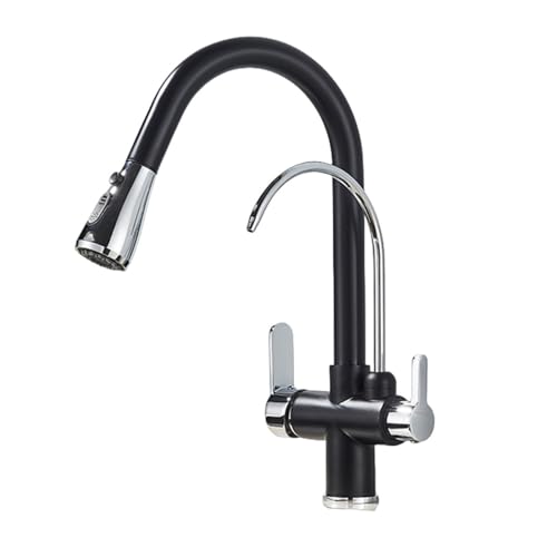 Robinet évier monté avec filtre à eau purifiée et mitigeur cuisine chaud froid