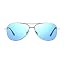 Gold Frame With Blue Water Lens