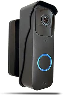 Blink Video Doorbell Mount, Adjustable Mounting Bracket for All-New Blink Doorbell, Improve Viewing Angle, Blink Home Security Accessories, Black