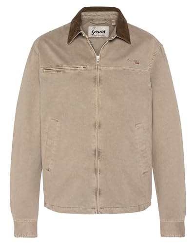 Veste Schott NYC Cadamswash homme idéale pour motards et sorties urbaines