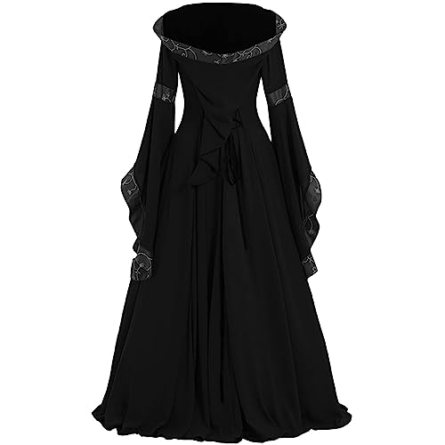 OIOLOYJM Renaissance Costume Women Medieval Sexy Plus Size Witch Vampire Gothic Halloween Costumes Woman 2025 Clothes Dresses