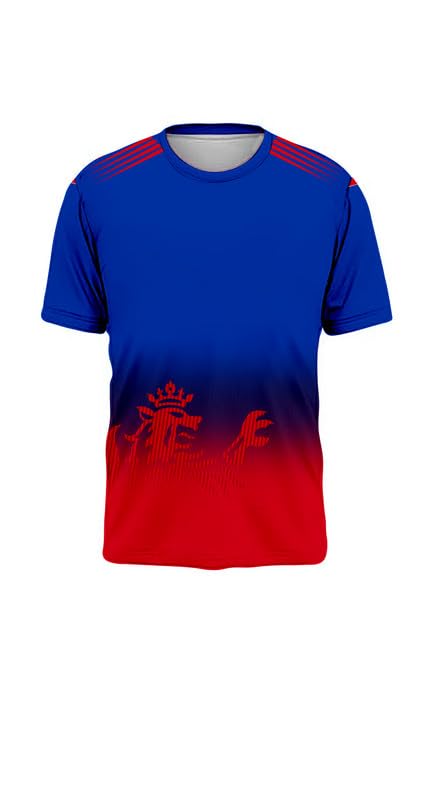Image of Sports India IPL Cricket Team T Shirt Jersey for (Kid's, Boy's & Mens) New 2024 L812
