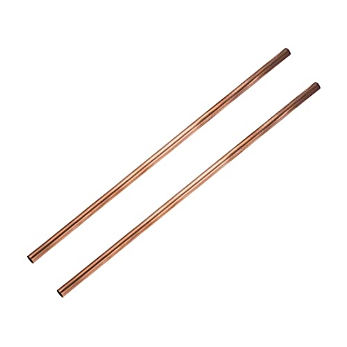 sourcing map Tube Cuivre Rond 8mm Diamètre Externe, 7.6mm Diamètre Intérieur, 0.2mm Paroi...