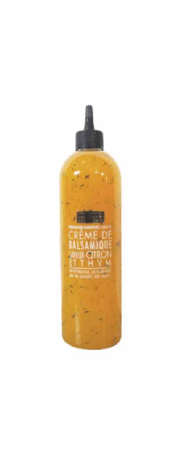 5 Saveurs de Crème de Balsamique Savor Selection 500ml/Bouteilles - Livraison Gratuite France (1 bouteille, Balsamique blanche au citron et thym)