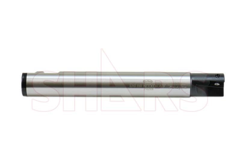 SHARS 1" 90 Degree Square Shoulder Indexable End Mill with 2 PCS of APKT 1604 Insert 404-2864W+404-6541(2) P[