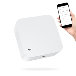 eMylo Zigbee Hub Bluetooth5.0 Gateway, Multifunctional Gateway and IR Remote, Tuya Smart Devices Work with Smart Life and Tuya APP, Compatible with Alexa and Google Assistant, Smart Home Hub