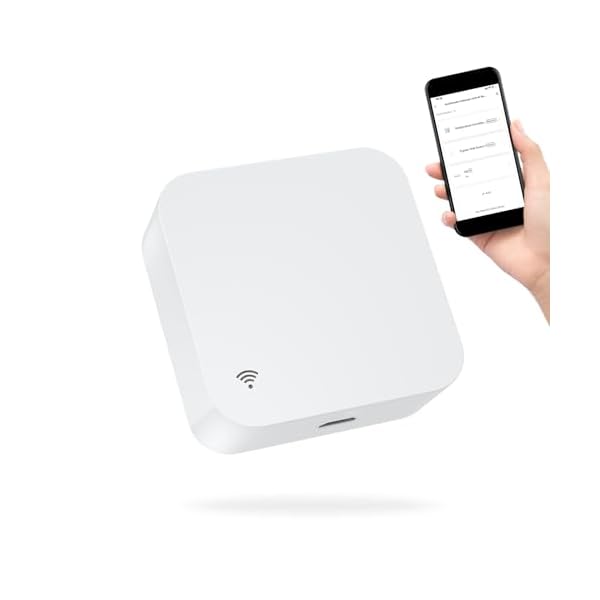 eMylo Zigbee Hub Bluetooth5.0 Gateway, Multifunctional Gateway and IR Remote, Tuya Smart Devices Work with Smart Life and Tuya APP, Compatible with Alexa and Google Assistant, Smart Home Hub