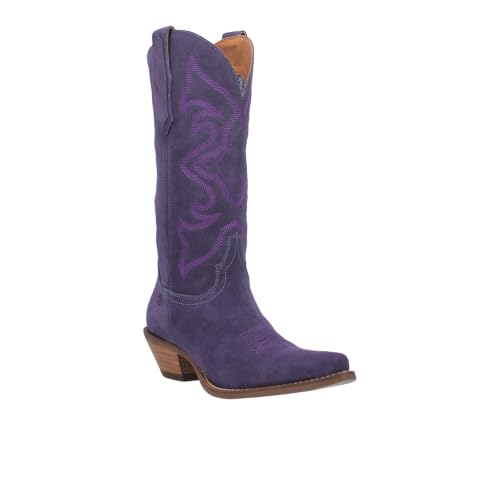 Image of Dingo Womens Out West Embroidered Snip Toe Casual Boots Mid Calf Mid Heel 2-3 inch