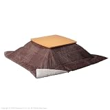 北欧デザインこたつテーブル 75x75cm リバーシブルコーデュロイ保温綿入こたつ布団 2点セット 正方形 テーブル おしゃれ コタツ 炬燵 掛け布団 あったか かわいい ナチュラル シンプル カフェ風 ローテーブル 木製 天然木 ブ...