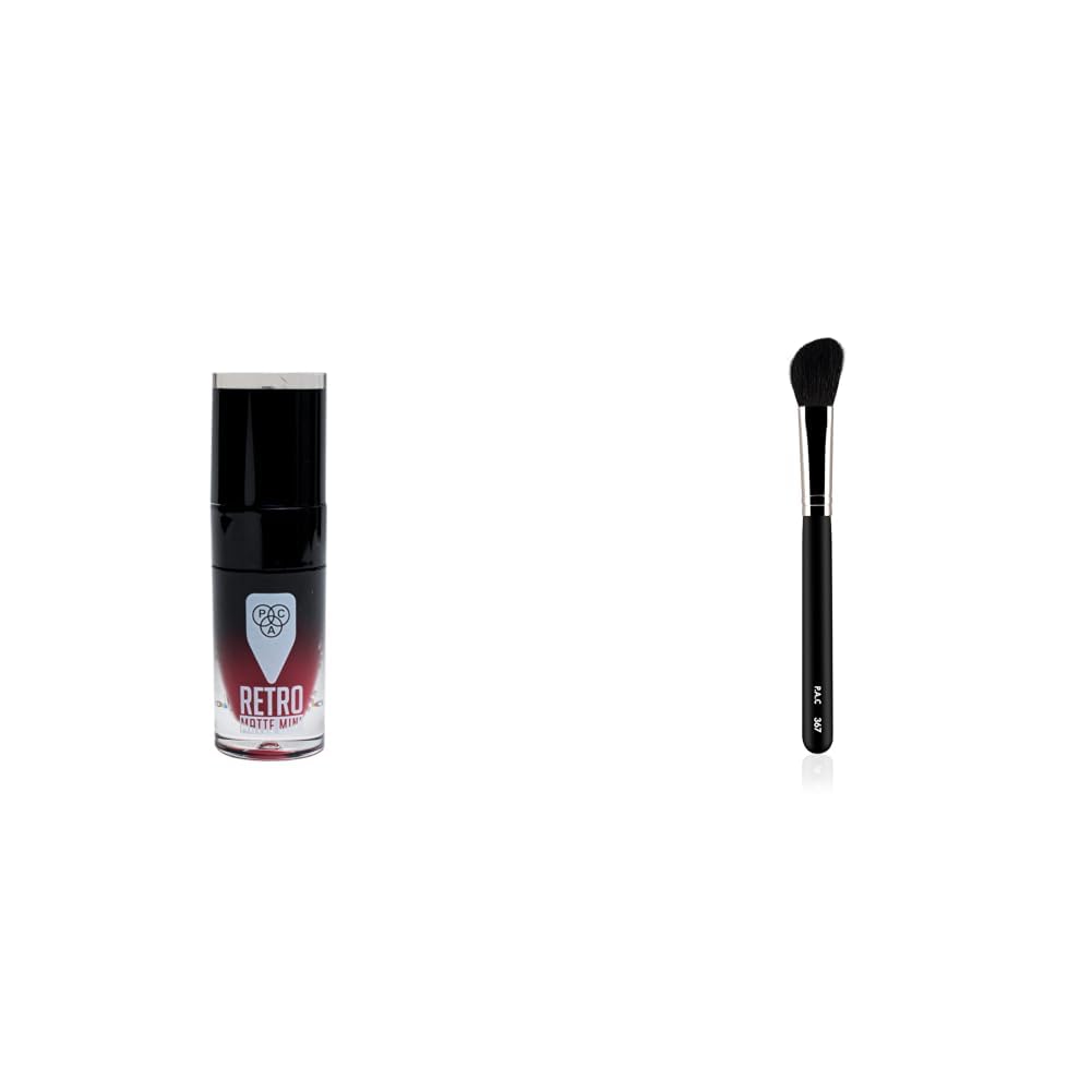 PACRetro Matte Gloss Mini - 22 (Miss Chief) Contouring Brush 367-picture-22