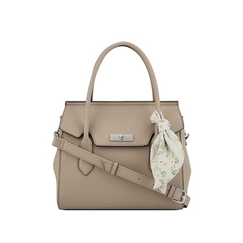 NINE WEST Harmon, Bolsa Satchel Mujer, Gris, One Size NINE WEST Harmon, Bolsa Satchel Mujer, Gris, One Size