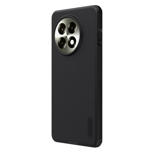 Image of Nillkin Case for OnePlus 13R (1+13) R (6.78 inch Inch) Super Frosted Shield Pro Hard Back Soft Border (PC + TPU) Shock Absorb Shockproof Case Cover Raised Bezel Camera Protect PC Black Color
