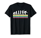 Retro Billiards Player Evolution Snooker Cue Pool Eight Ball T-Shirt