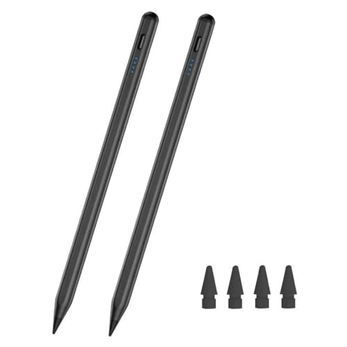 Image of 2 Pieces Stylus Pen for AMZ HD 10, Max 11, HD 8 Stylists Tablets, iPad, Samsung, Lenovo, Pixel, and All Touch Devices (Black)