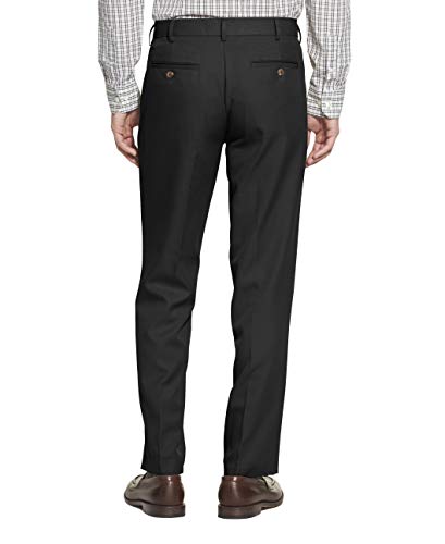 IZOD Men's Flat Front Straight Fit Solid Dress Pant3