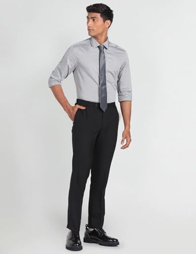 Image of Arrow Slim Fit Mens Formal Shirt - 100% Cotton, Breathable & Comfortable, Full Sleeves Shirts for Men
