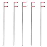 LA MIERE 5P Bite Wing Red Universal Dental X-Ray Indicator, Dental X-Ray Indicator Aligning Arm - Single Arm...