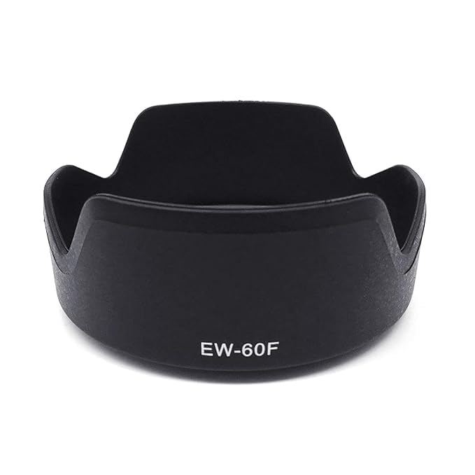 PICO – EW-60F Lens Hood for Canon RF-S 18-150mm F3.5-6.3 is STM & EF-M 18-150mm, STM Lenses – Compatible with Canon EOS R7, R10, EOS M Series Cameras – Petal Shape, Bayonet Mount