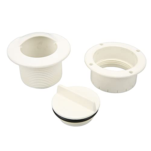 Válvula de Drenaje para Barco, Drenaje Estable, Imbornal Lateral Portátil para Barco, Material ABS, Autovaciado para Barco, Kayak, Drenaje Inferior, Yate