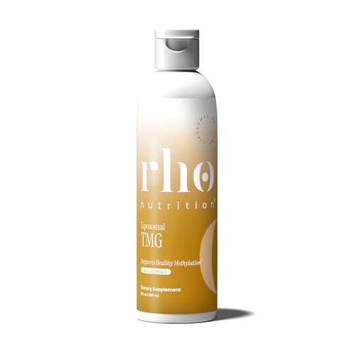 Rho Nutrition Liposomal TMG Ultra High Absorption Liquid Trimethylglycine Supplement Supports Methylation Homocysteine Metabolism Liver Function Sport Performance Recovery Metabolic Energy