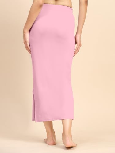 Image of TRENDMALLS Women's Polyester Spandex Stretchable Straight Saree Shapewear Petticoat for Women, Cotton Blended, Skirts for Women, Saree Shaper