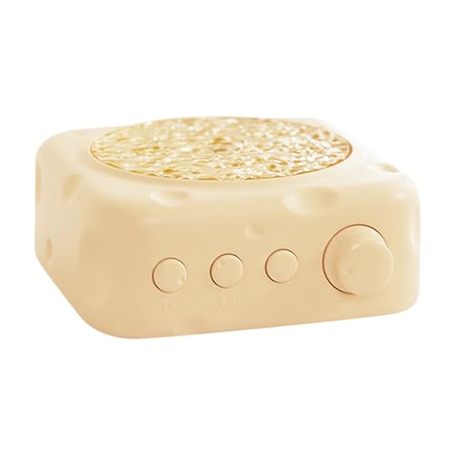 Altavoz inalámbrico – Audio inalámbrico en forma de queso, altavoz de oficina, sonido estéreo con autonomía de 5 horas para uso al aire libre interior casa viaje fiesta playa camping jardín y N