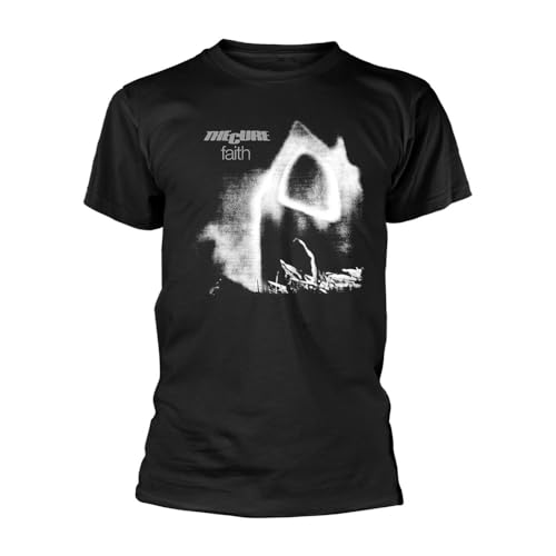The Cure Faith Homme T-Shirt Noir Regular, Noir, Small