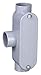CANTEX Conduit Outlet Body, PVC, T