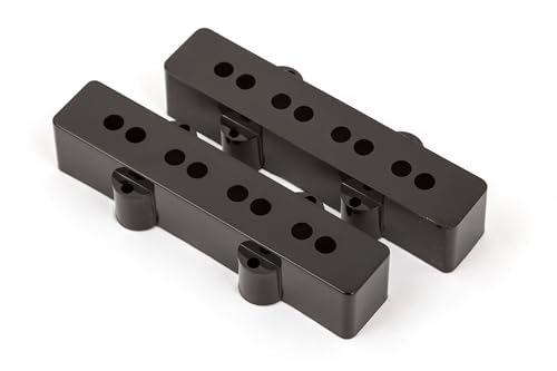 Fender Pure Vintage Pickup Covers Jazz Bass - Black
