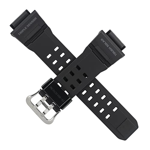 Preisvergleich Produktbild Casio Uhrenarmband für GW-9400-1B GW 9400, schwarz, Metallschlaufe 10601902