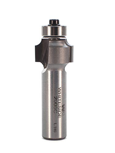 Whiteside 2005C Roundover Router Bit: 1/8 Inch Radius, 3/4 Inch Large Diameter, 1/2 Inch Shank, 1/2 Inch Cutting Length