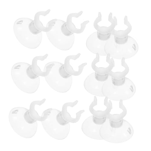 Happyyami 20 Piezas de Clips para Taza de Acuario para Accesorios de Pecera Soporte de Abrazadera para Taza