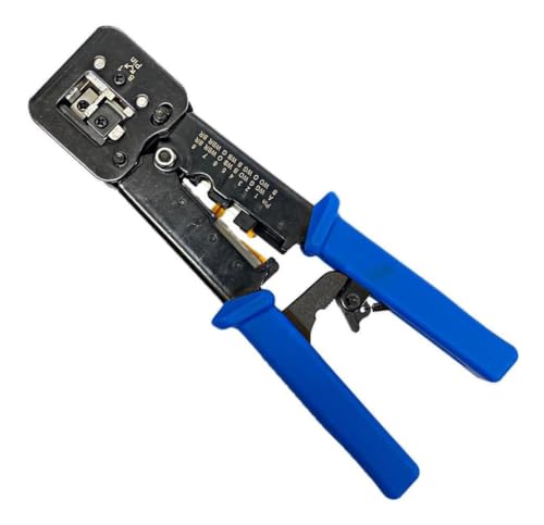Alicate de Crimpar EZ Crimp Cabo de Rede + 100 Conectores RJ45
