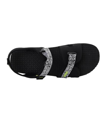 Image of Puma Men's 37547601 Black-Limepunch Slide-9 UK