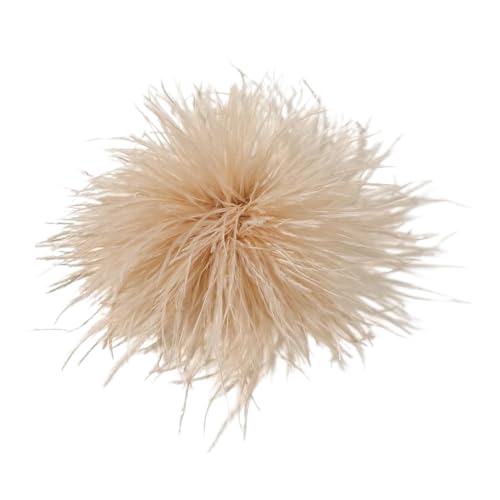 DOKRIN Broches y alfileres para mujer 1 broche de plumas suaves, perfecto para bodas, fiestas, Navidad, vestidos de novia, recepciones de boda, graduaciones, banquetes y accesorios de vestir.