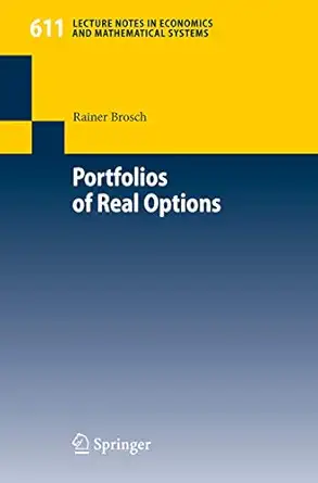Portfolios of Real Options 2008th Edition-Wow! eBook