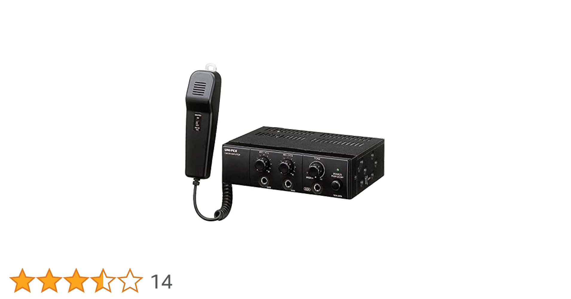Amazon.co.jp: ユニペックス マイク付き車載用アンプ20W NDA