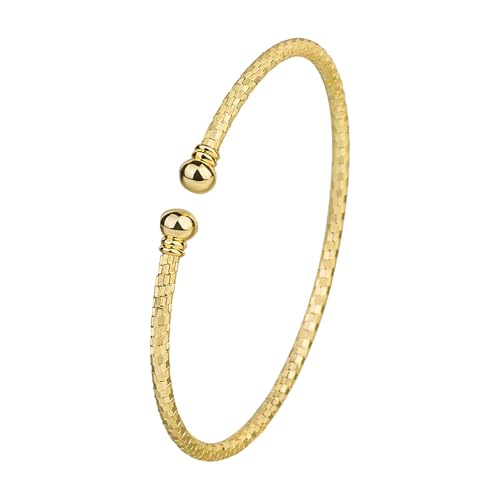 Pulsera con línea de plumas pulsera abierta elegante para mujer, pulsera cuadrada bordada de moda y diseño simple, perfecto para una variedad de ocasiones. Pulseras apilables para, talla única,