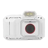 Matybobe 4K-Digitalkamera, 65 MP, Vlog-Kamera, LED-, HD-Bildschirm, Fotografie, Reisen (Weiß)