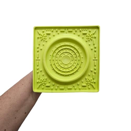 Orien, Mini Tapete de Lamber p/Cães e Gatos P comedouro lento Orien Cor:Verde
