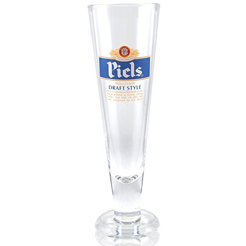 BigKitchen Piels Beer Tall Pilsner Glass Officially Licensed, Set of 2