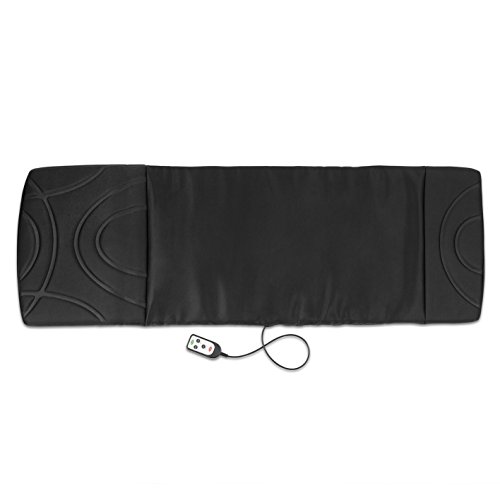 VITALmaxx Massagematte | Ganzkörpermassage mit Wärme & Vibration | 3 Massagezonen für Nacken, Rücken und Beine - bequem per Fernbedienung wählbar | 2 individuelle Intensitätsstufen - Image 8