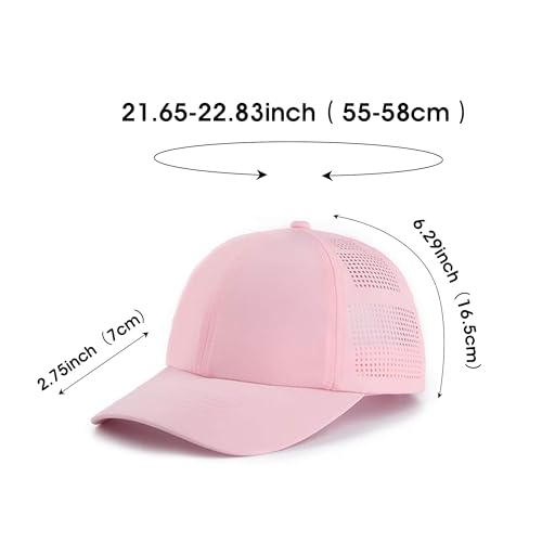 Image of HH HOFNEN Women Quick Drying Baseball Cap Sun Hat Unstructured Golf Hat