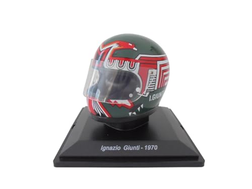 OPO 10 - Capacete de fórmula 1 compatível com Ferrari F1: Ignazio Giunti 1970 - Escala 1/5 - CAS65