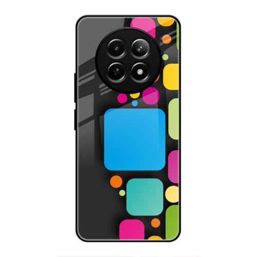 Image of SmashItUp Multicolours | Pattern | Abstract | Unique Design's Designer Printed TPU Metal Case Mobile Back Cover for Realme 12x / Realme 12 / Realme 13 / Realme C65 / Narzo 70x (5G)