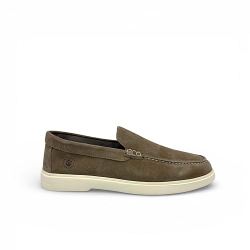 Mocasín de ante para hombre Lumberjack Gold calzado clásico de piel color beige modelo 102349712