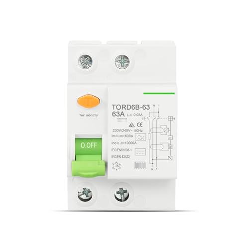 RCD Type B 2P 16A 30mA résout le problème de fuite de courant continu des chargeurs VE